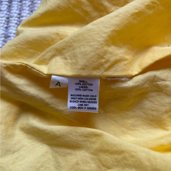 LOFT Yellow Eyelet Lace Sleeveless Dress | Women’s Size 6 | Midi / Knee-Length - Picture 4 of 6